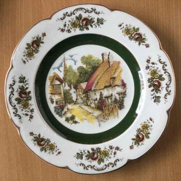 Ascot service plate by wood and sons England decorative display plate ba - Picture 5 of 9